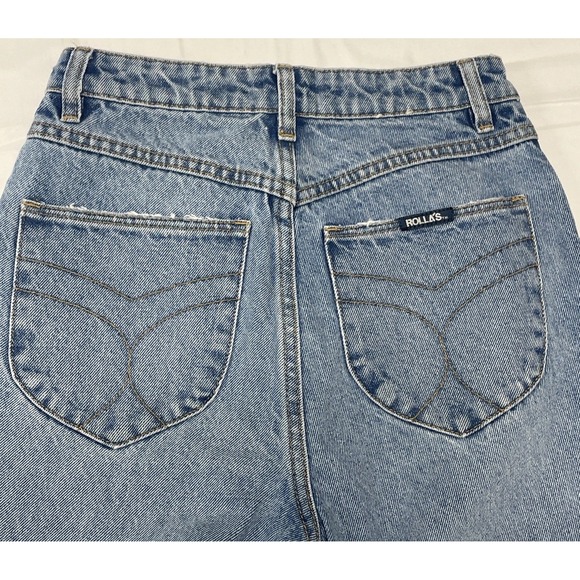 Rolla's Eastcoast Flare High Rise Flare Distressed Jean Organic Cotton Women 26 - Picture 9 of 9